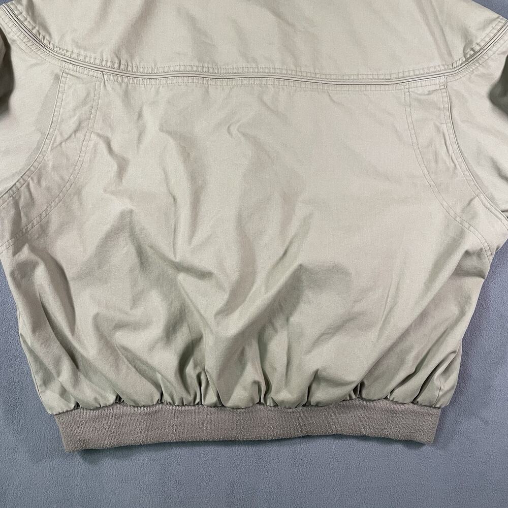 Vintage La Paz By Catalina Bomber Jacket Full Zip Lined Tan Men’s L Grandpacore - Picture 9 of 11